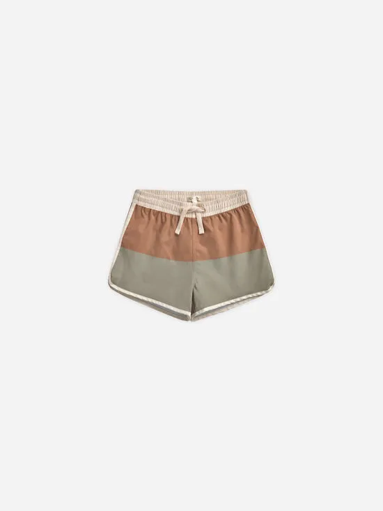 Swim Trunk Color Block