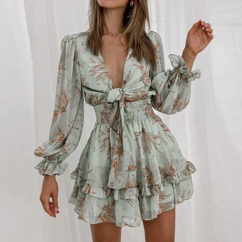 Sylvie - Robe imprimée en mousseline simply