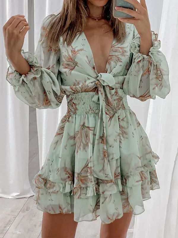 Sylvie - Robe imprimée en mousseline simply