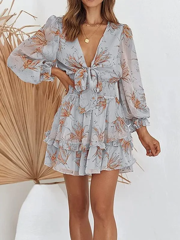 Sylvie - Robe imprimée en mousseline simply