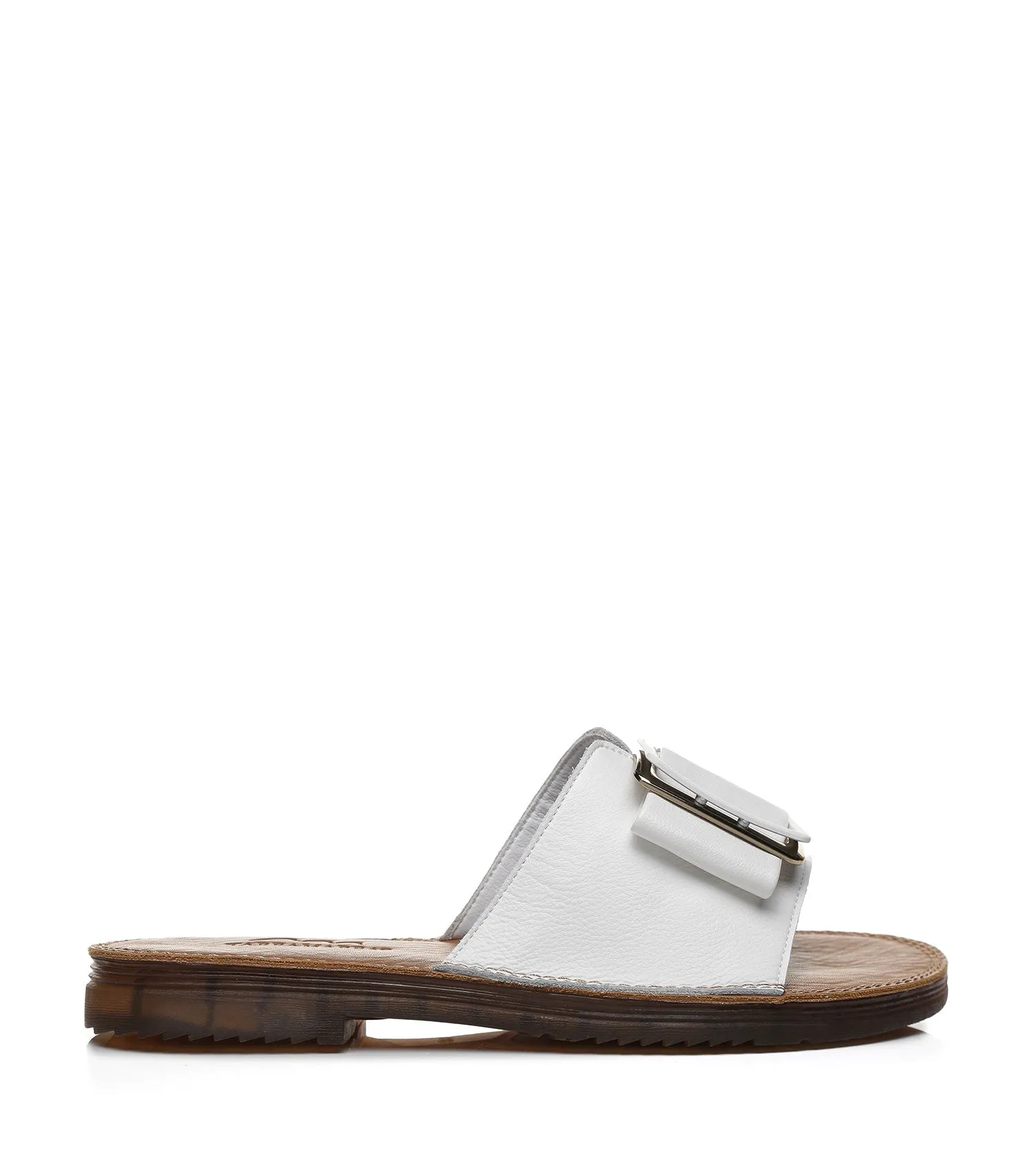 TARRAMARRA Women Buckle Top Ultra Soft Slides Bera