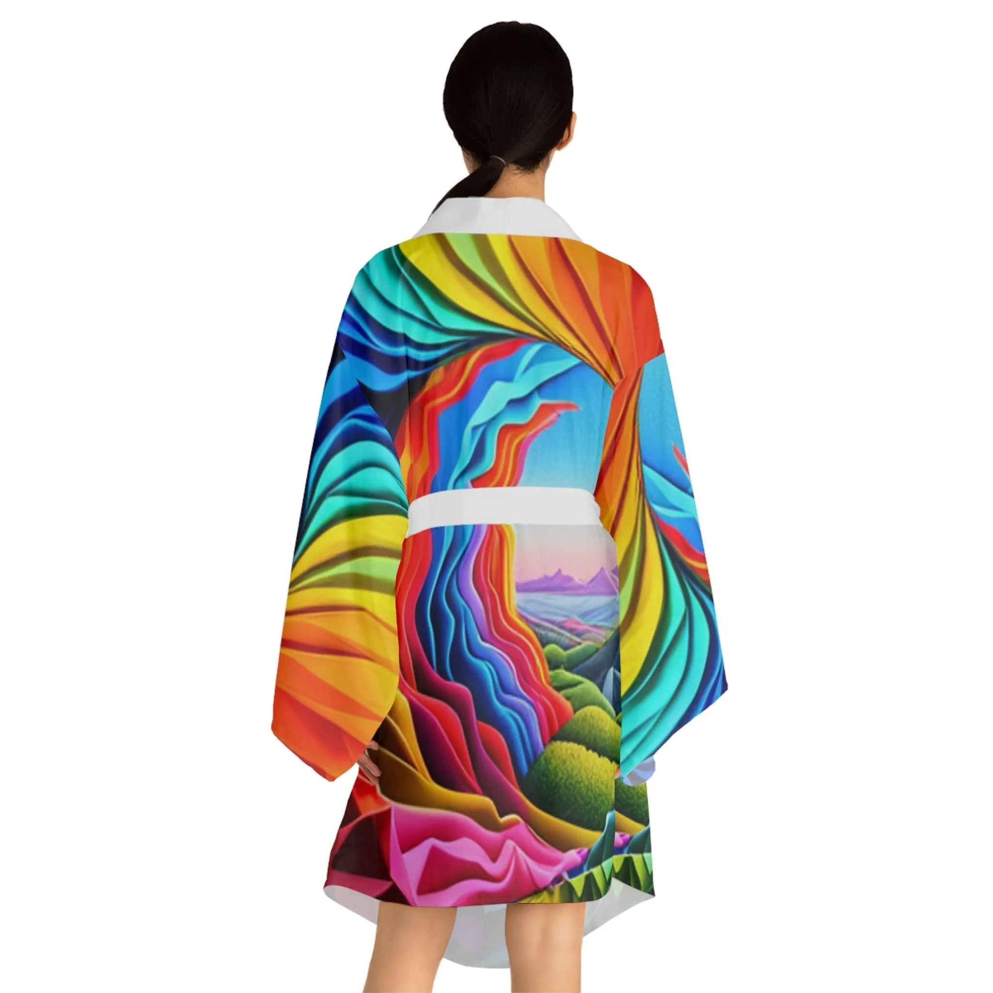 Thru The Always Long Sleeve Kimono Robe