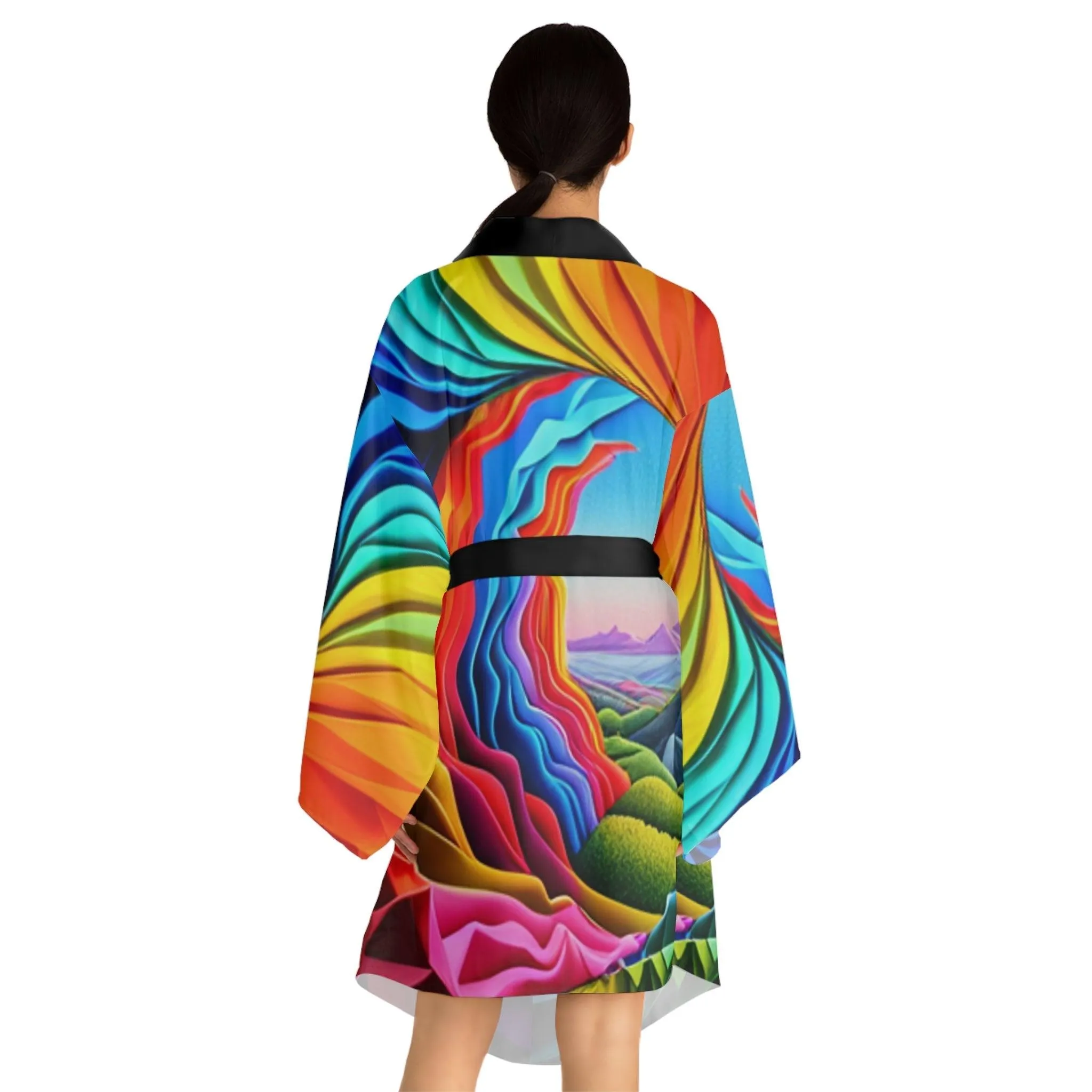 Thru The Always Long Sleeve Kimono Robe