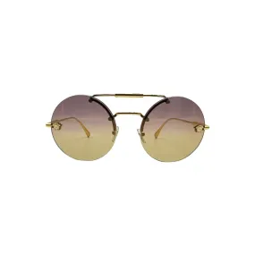 Versace VE2244 1002-78 Rimless Sunglasses
