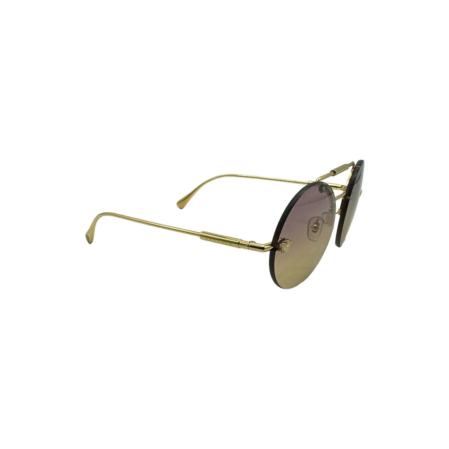 Versace VE2244 1002-78 Rimless Sunglasses
